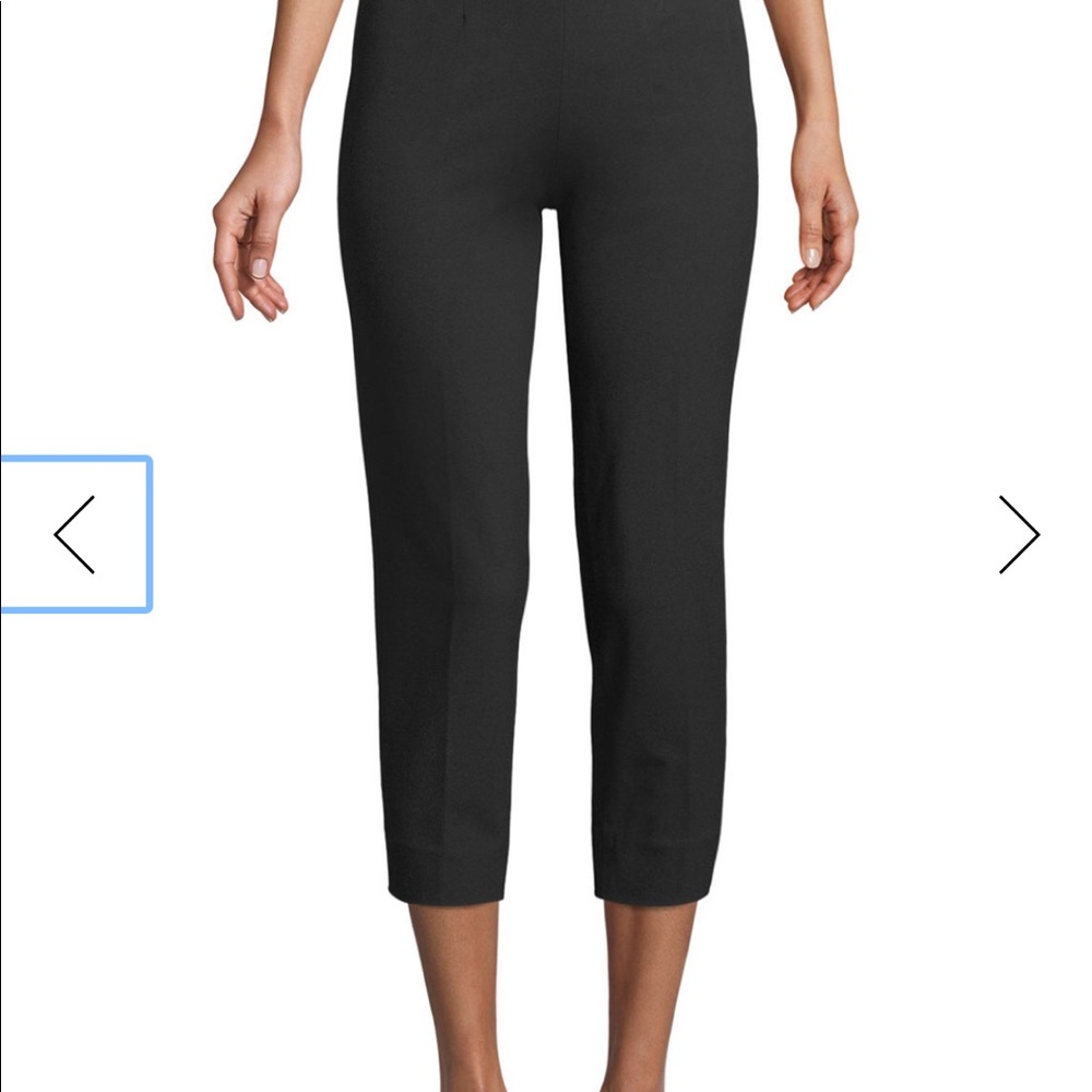 Straight leg cropped pants